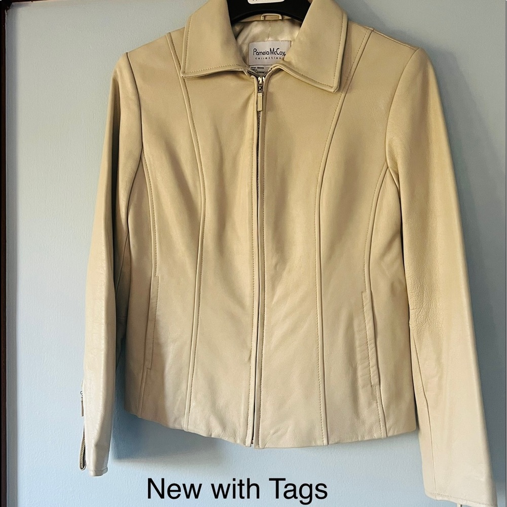 Pamela McCoy Leather Jacket XS